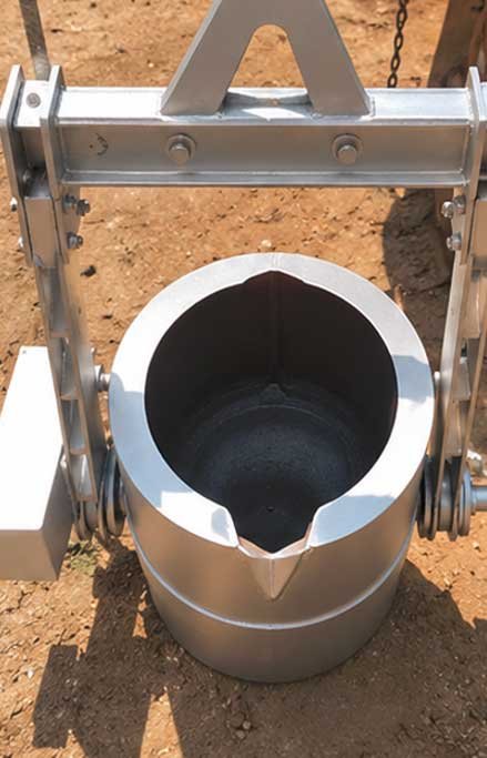 Bottom Pouring Ladle Industrial Application