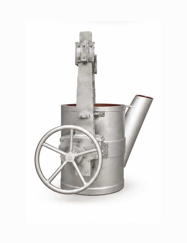 Bottom Pouring Ladle Front View